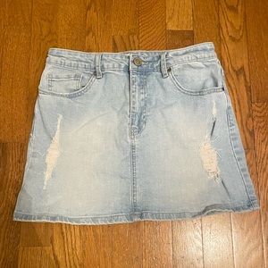 Light Was Denim Skirt, Forever 21, Size 27